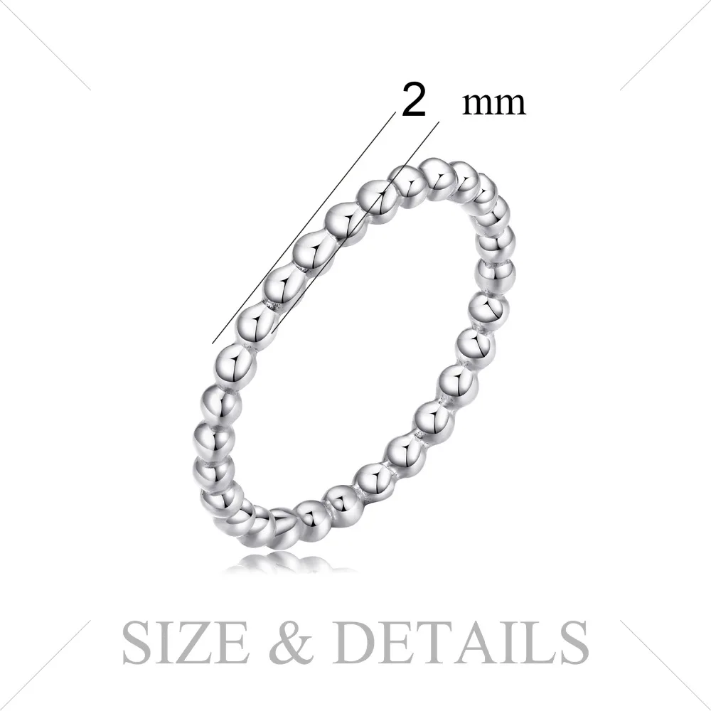 Jewelrypalace 925 пробы серебристый пузырь сердце укладки кольцо подарок обручальные