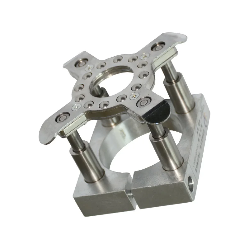 Автоматическая пластина кожаный плавающий держатель с прессом настольное