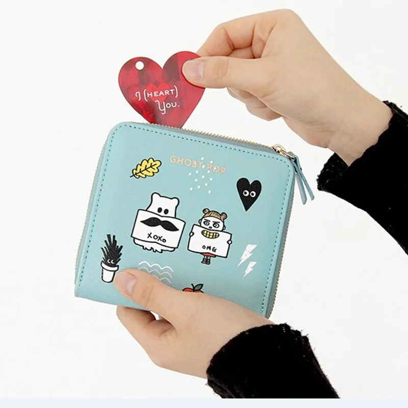 Женские кошельки с принтом летающих птиц брендовый короткий кошелек в долларах