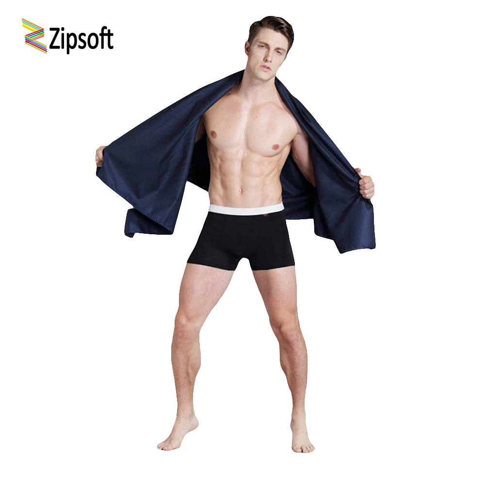 Zipмягкие черные спортивные полотенца быстрая сушка микрофибры ткань для