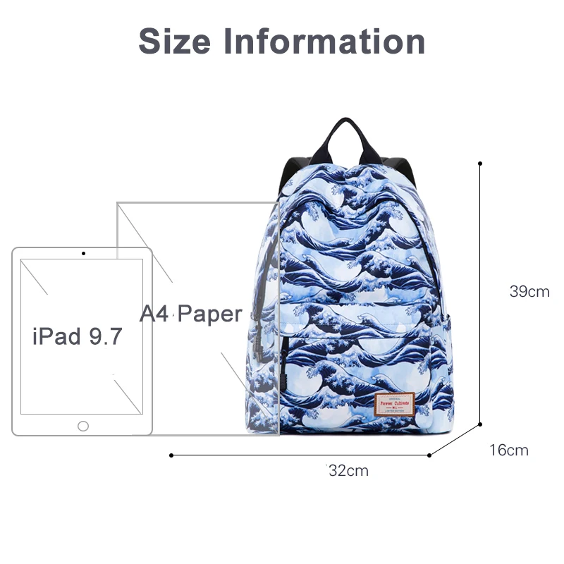 Women Laptop Backpack for Teenage Girls 2019 Durable Student Bookbag Classic Travel College Bag Outside Water-Resistant Rucksack