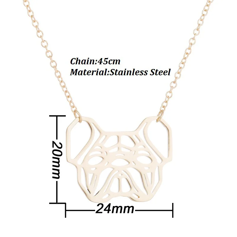 Ромашки милый панель в форме французского бульдога Форма кулон модное ювелирное