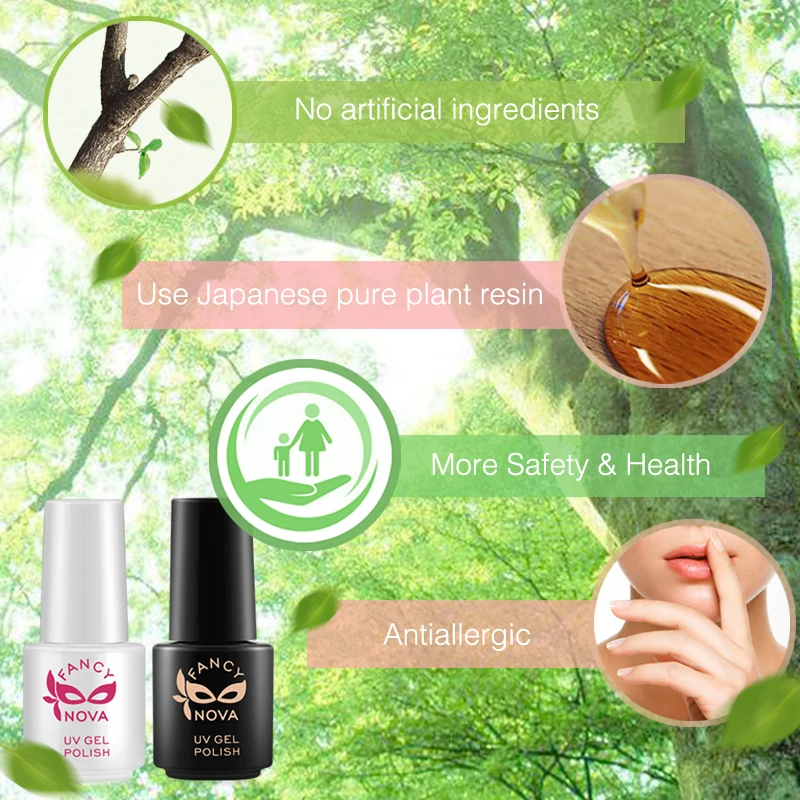 Fancynova уф цветной гель для ногтей профессиональный nail lucky vernis полу постоянный лак