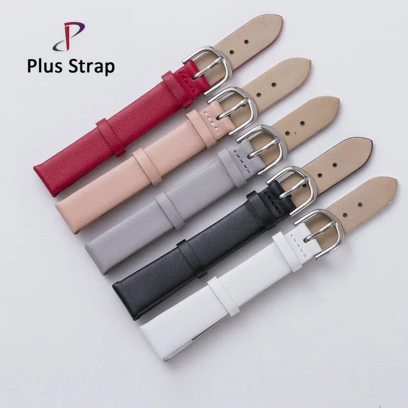 Модный ремешок из натуральной кожи для женщин часов 12 мм браслет нержавеющей