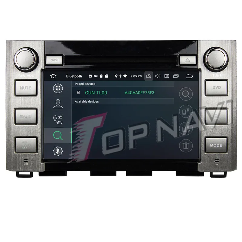 Автомобильный DVD плеер Topnavi мультимедийный с восьмиядерным процессором Android 9 0