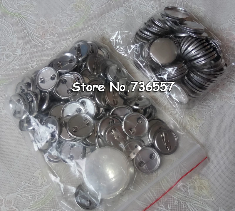500 комплектов металлические кнопки 1 1/4 дюйма 32 мм|pin button materials|badge materialbutton badge material |