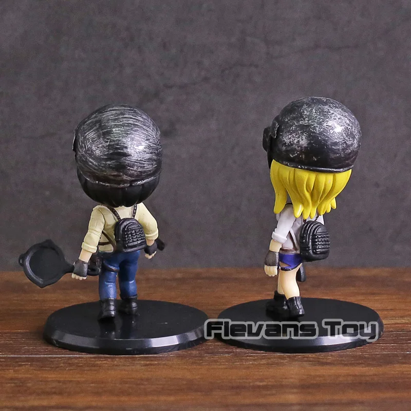 PUBG Playerunknown's BattleGrounds ПВХ Рисунок версии игрушечные лошадки модель украшения автомобиля куклы 2 шт./компл./