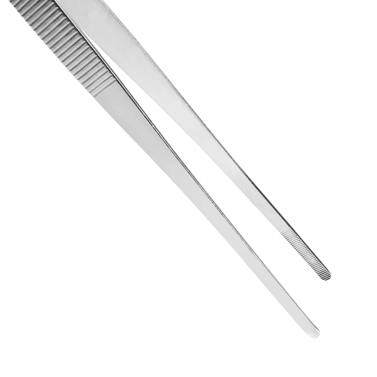 30 см длинные Щипцы из нержавеющей стали для барбекю Прямой пинцет кухонные щипцы