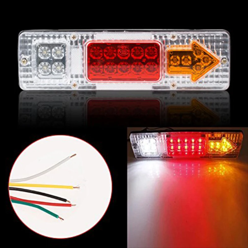 19 Led Truck Trailer Caravan Rear Tail Stop Reverse Indicator Light Lamp 12V/48V | Автомобили и мотоциклы