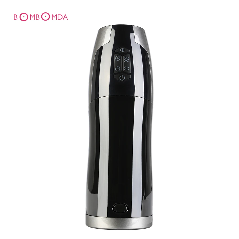 Male Masturbator Penis Massage Electric Automatic Piston Sex Machine Rechargeable Heating Masturbation Cup Toys For Men | Красота и