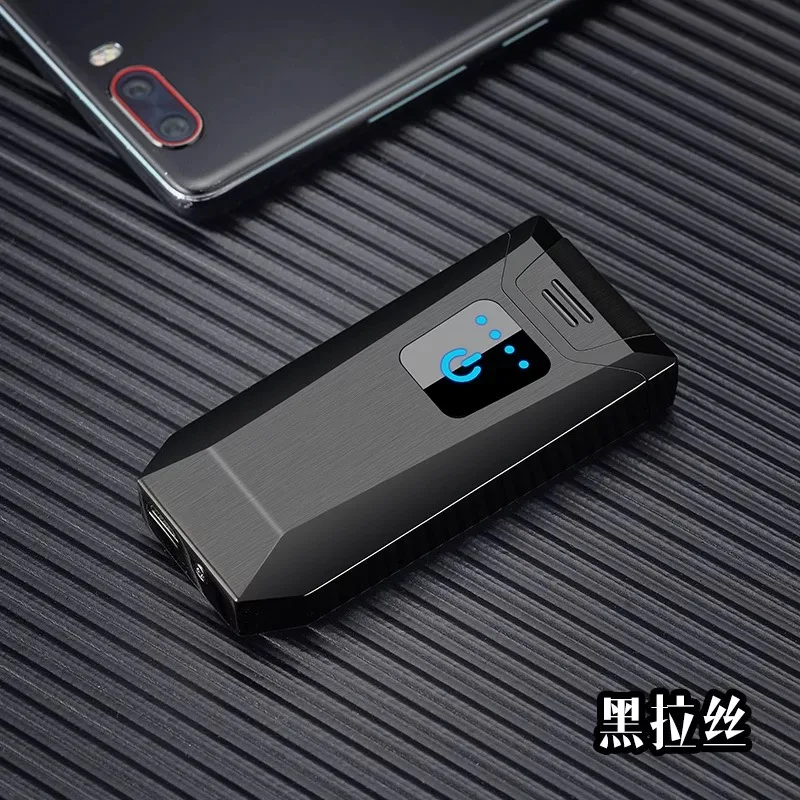 Double Arc USB Windproof flameless Plasma Touch LED sensing charging cigarette lighters electric cigar Electronic lighter | Дом и сад