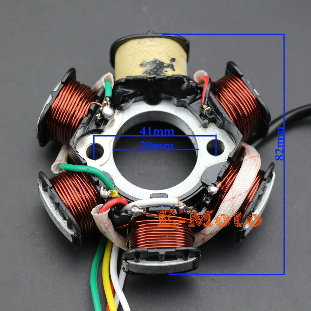 GY6 150 6-полюсная катушка статора CDI зажигания 150CC в наличии мотовездеход карта