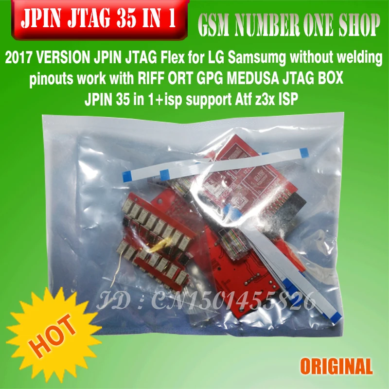 100% Оригинальный Новый 33 в 1 легкий JIGS JPIN 33IN для RIFF бокс GPG Jtag Box|jpin|jpin jtag |