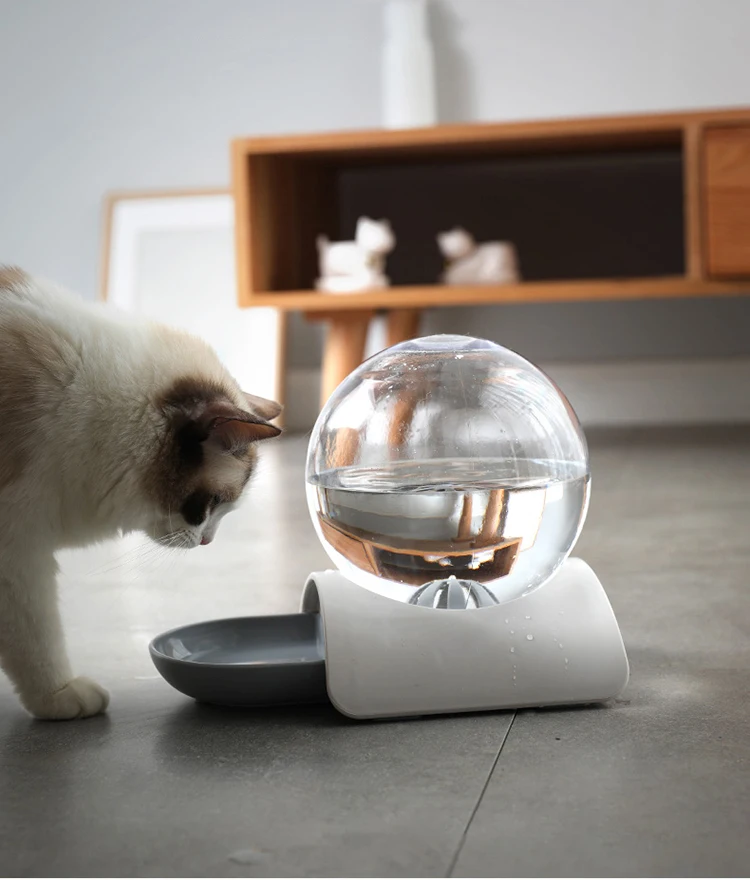 Petshy Pet диспенсер для воды Bubble автоматический кошачий фонтан большой емкости кошки собаки поилка 2.8л без электричества