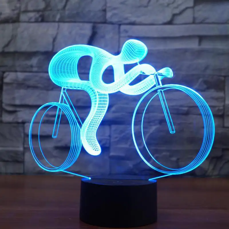 Новинка 3d фонари для верховой езды 7 цветов с пультом дистанционного управления