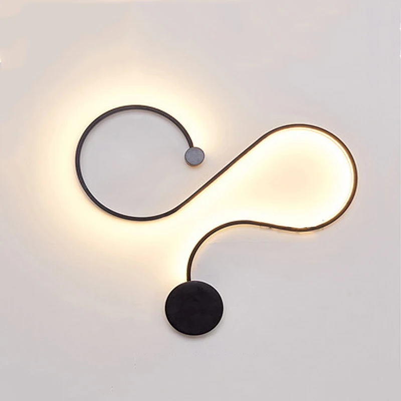 Современная Новинка акриловая буквенная настенная лампа LED персонализированные