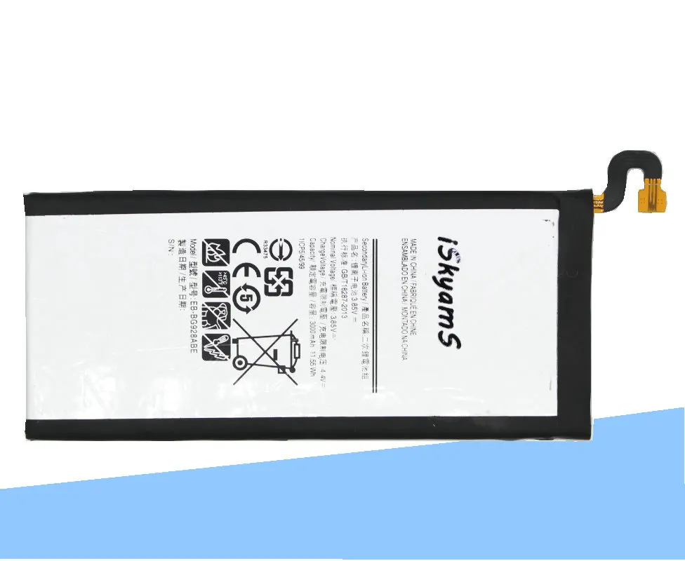 1 шт. 3000 мА/ч EB BG928ABE батарея для Samsung Galaxy S6 Edge + Plus G928F G928A G928P G928T G928V G928R4 G928S G9280