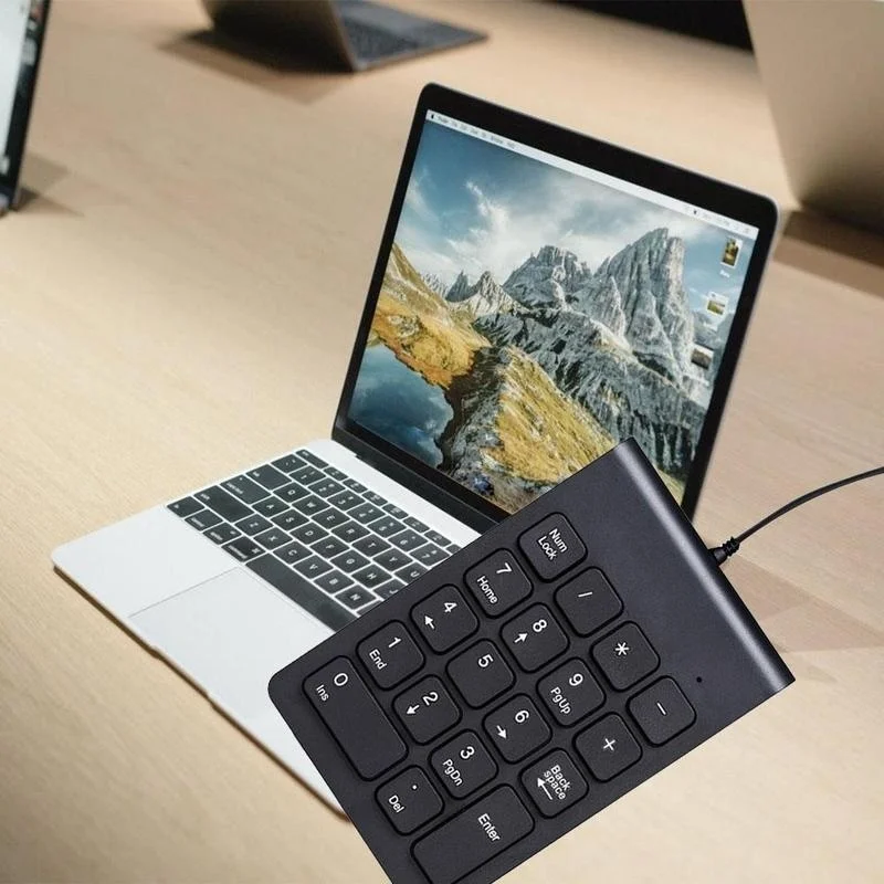2 4G Беспроводная usb клавиатура с 19 клавишами мини цифрами для ноутбука компьютера