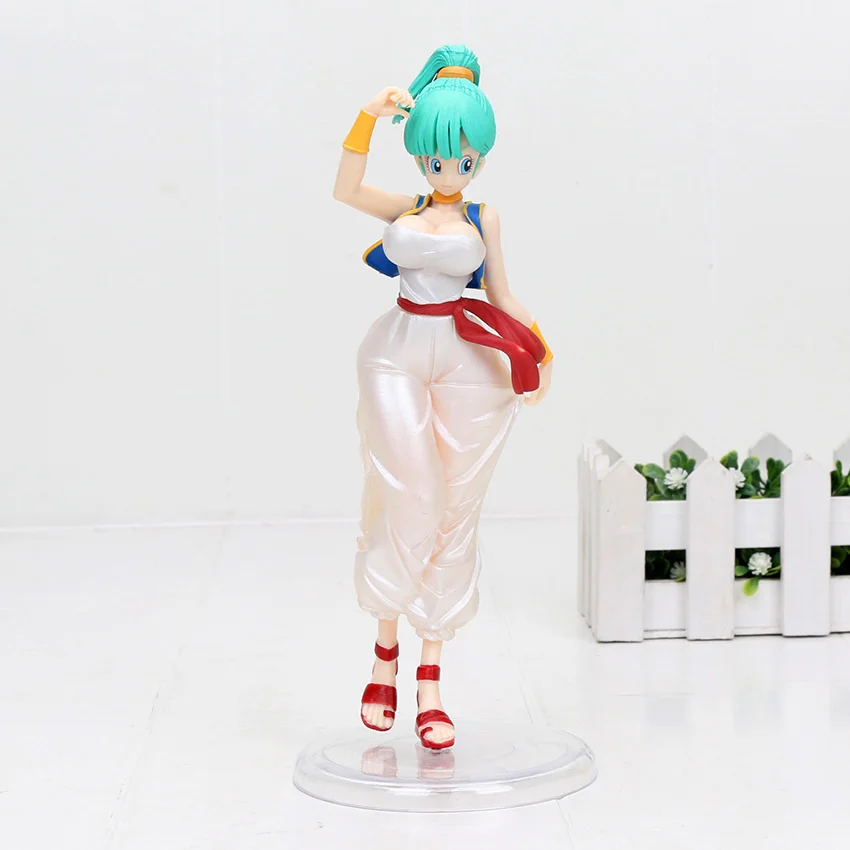 10 Dragon Ball Z № 18 вер. III Dragon Ball Gals лазурь Bulma Lunchi Videl девушки цифры ПВХ фигурка героя Коллекционная модель игрушки куклы для детей - Цвет: 10