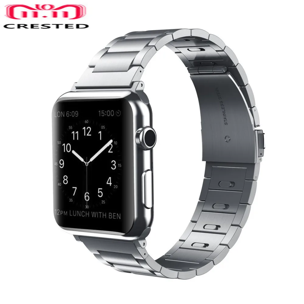 Ремешок из нержавеющей стали для Apple Watch band браслет watch 5 4 3 44 мм/40 мм iwatch 42 мм/38