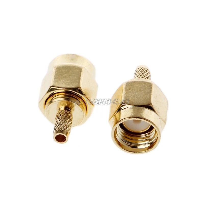 10 шт. SMA Штекер RG174 RG316 LMR100 кабель RF разъем R06 оптовые продажи и Прямая поставка |