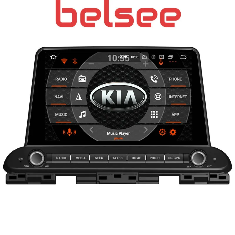 Автомагнитола Belsee для Kia Cerato Forte 2018 дюйма с IPS-экраном 8 ядер 4 Гб 32 ГБ Android Carplay Bluetooth