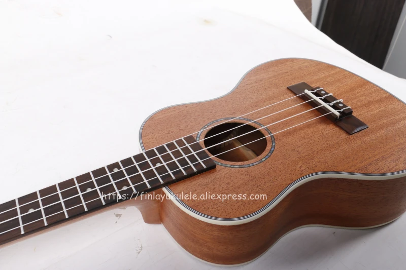 Finlay 2" Акустический тенор инструмент укулеле с полным Mahogany Top/Body, 26 ukelele с nylong мешок+ струны, FU-QTT
