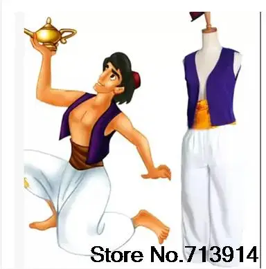 Style1 Костюм джинна брюки для мужчин Дети magi aladdin Жасмин и костюм Алладина для взрослых Aladdin взрослых косплей принцесса - Цвет: Style1