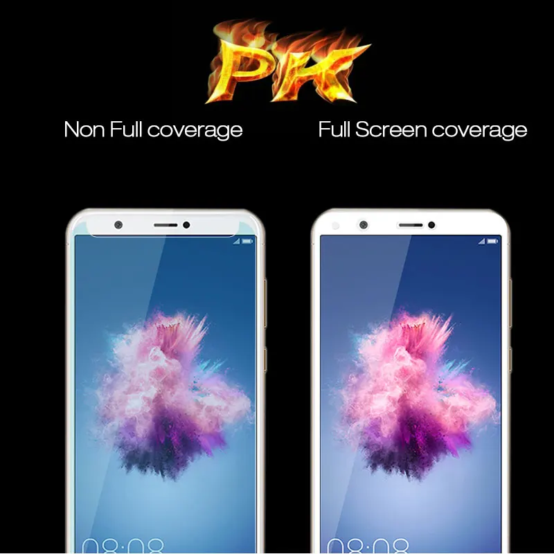 Закаленное стекло Защитная пленка для huawei P Smart FIG-LX1 полное покрытие 9H Flim Для huawei PSmart 5,65 дюймов защита экрана
