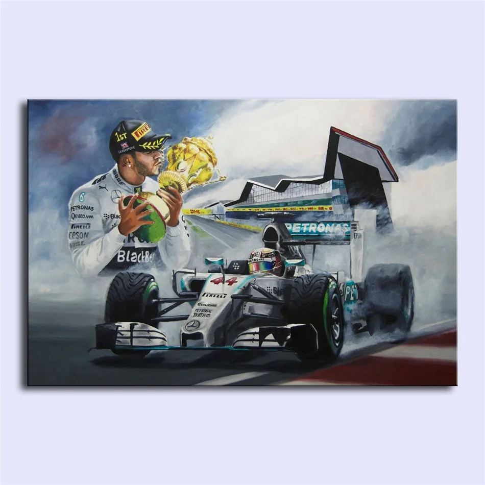 Итальянский гоночный наездник Валентино Росси Холст Картина маслом печать