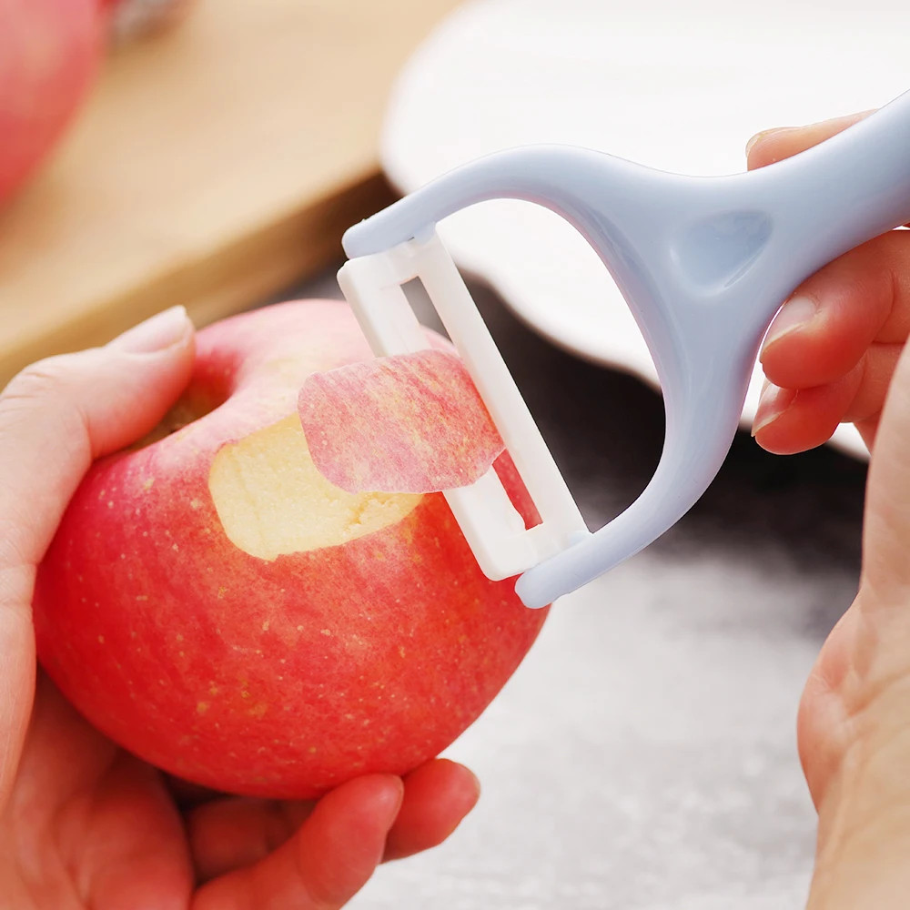 Antioxidant Vegetable Fruit Slicer Cutter Kitchen Tools Ceramic Potato Peeler Zesters Multi-Color Handle Gadgets | Дом и сад