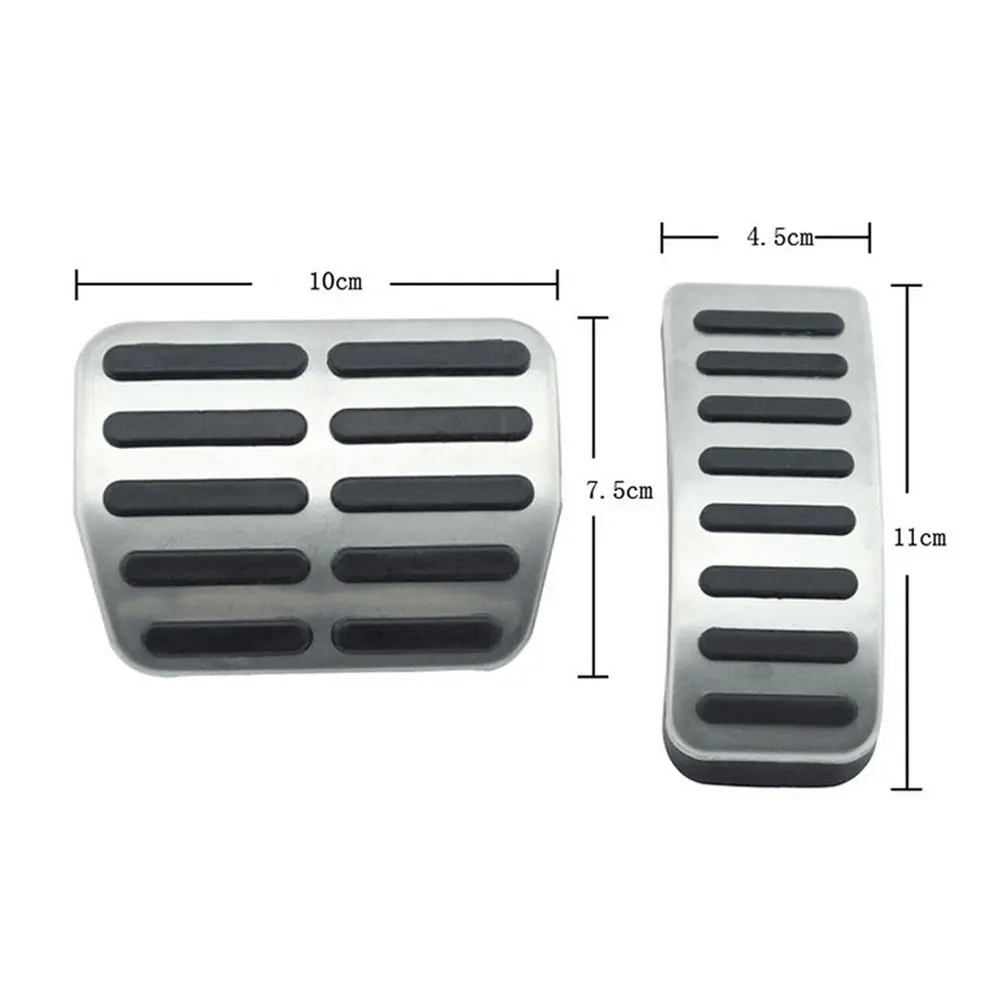 2 шт. противоскользящая Подножка педаль авто акселератор тормозная колодка