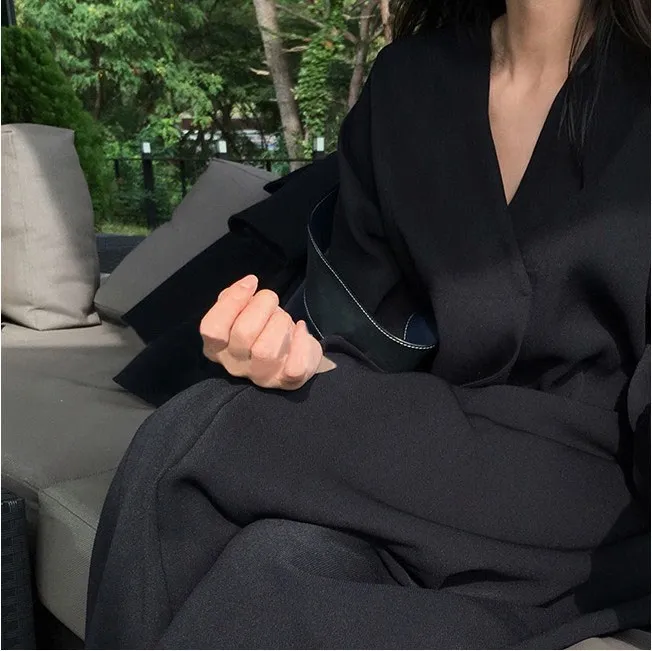 Платье женское Осеннее/зимнее с треугольным вырезом | Женская одежда