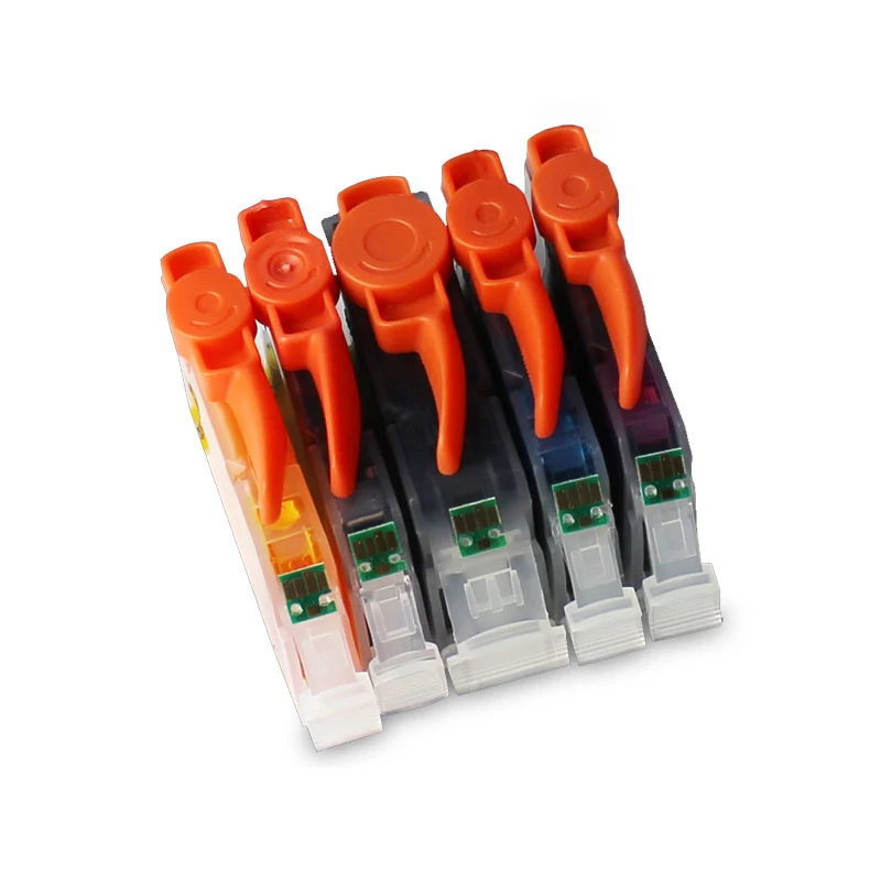 Картриджи pgi-520 PGI 520 BK CLI 521 совместимые с canon PIXMA MP540 MP550 MP560 MP620 MP630 MP640 5 шт. |