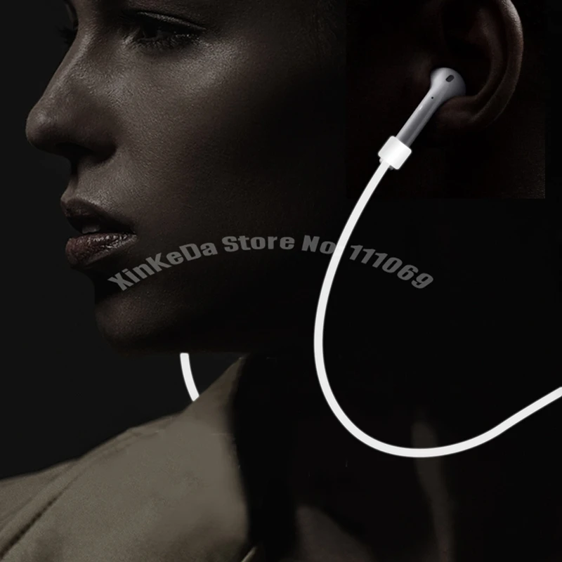 Ремешок Airpods для беспроводных наушников Apple iphone 7 7plus 100 шт. Bluetooth наушники мягкий