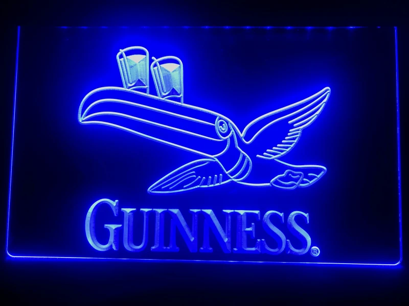 012-Guinness Toucan пивной бар Пивной клуб светодиодный неоновый свет знак