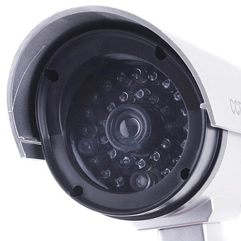 Искусственная ИК камера видеонаблюдения поддельная Водонепроницаемая красная