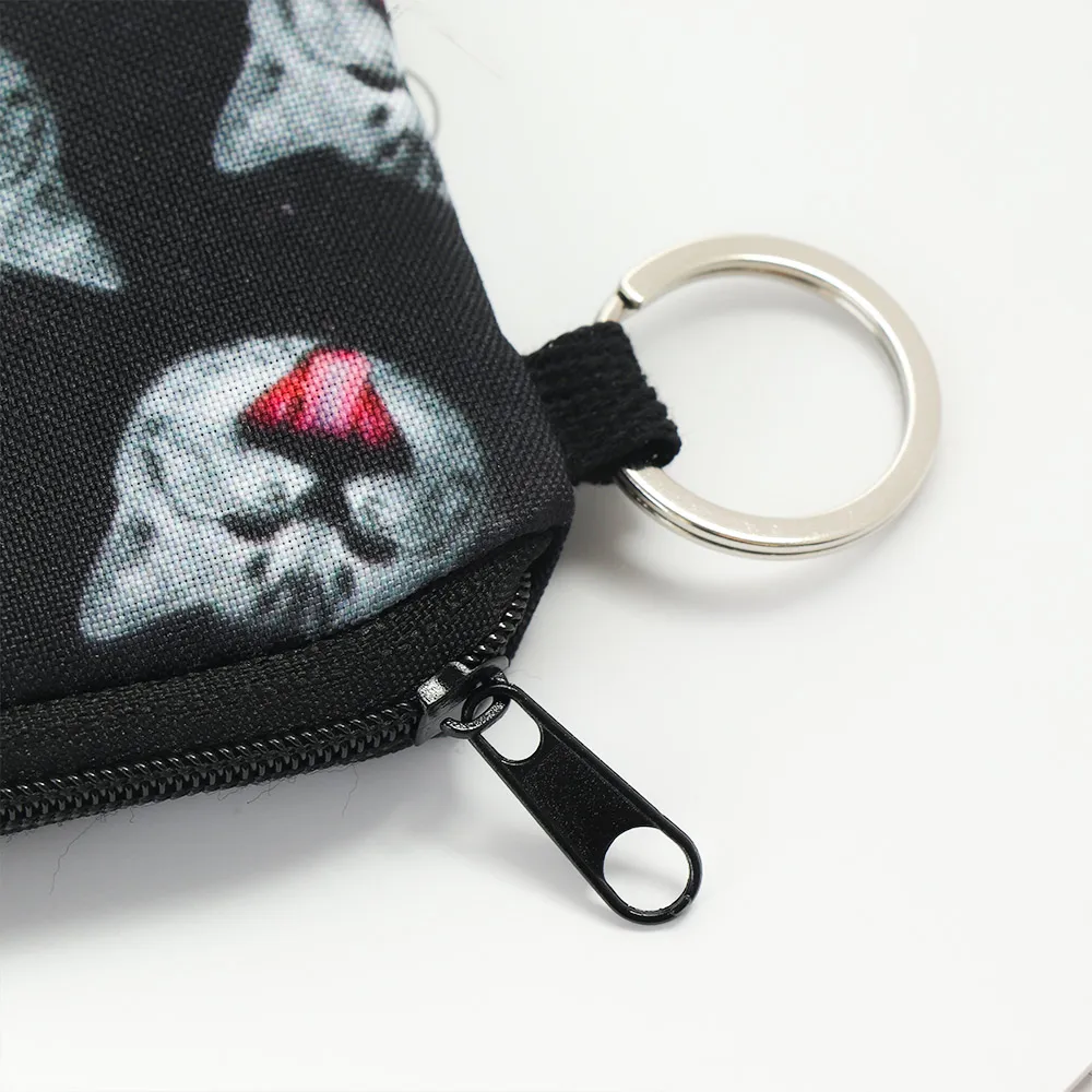 Дизайнерский холщовый кошелек для мелочи женщин и девочек с изображением