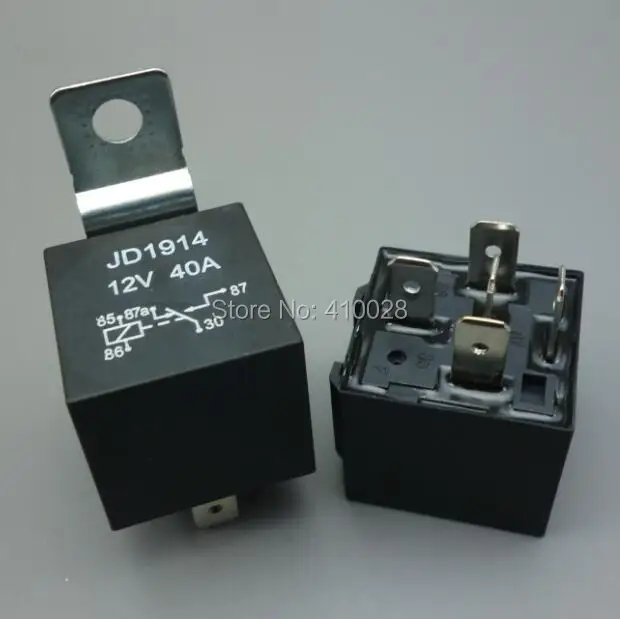 Shhworld Sea 5 шт. 30 100 автомобильное реле 12 В 5pin 40a долговечный черный медный терминал