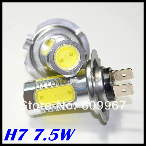 

10pcs H7 led light Car 7.5W High Power h7 led 5 SMD LED h11 9005 9006 Bulb Fog Driving Light fog Lamp White light DC12V