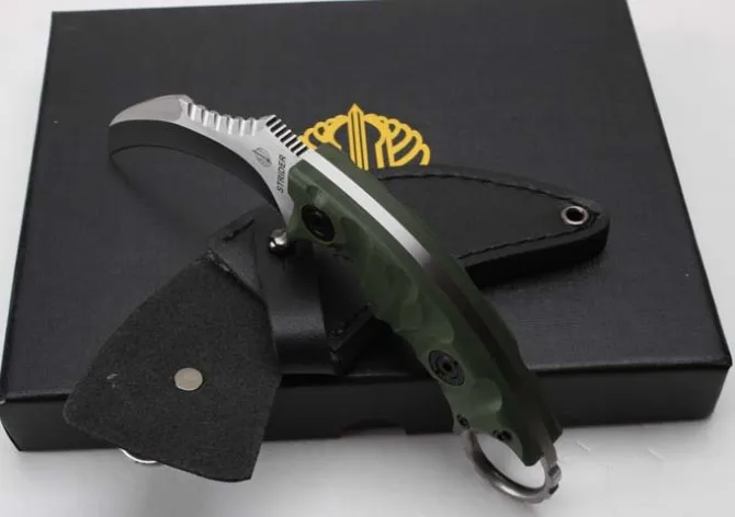 Strider Karambit Tactica фиксированные ножи D2 лезвие G10 ручка охотничий нож Походный для