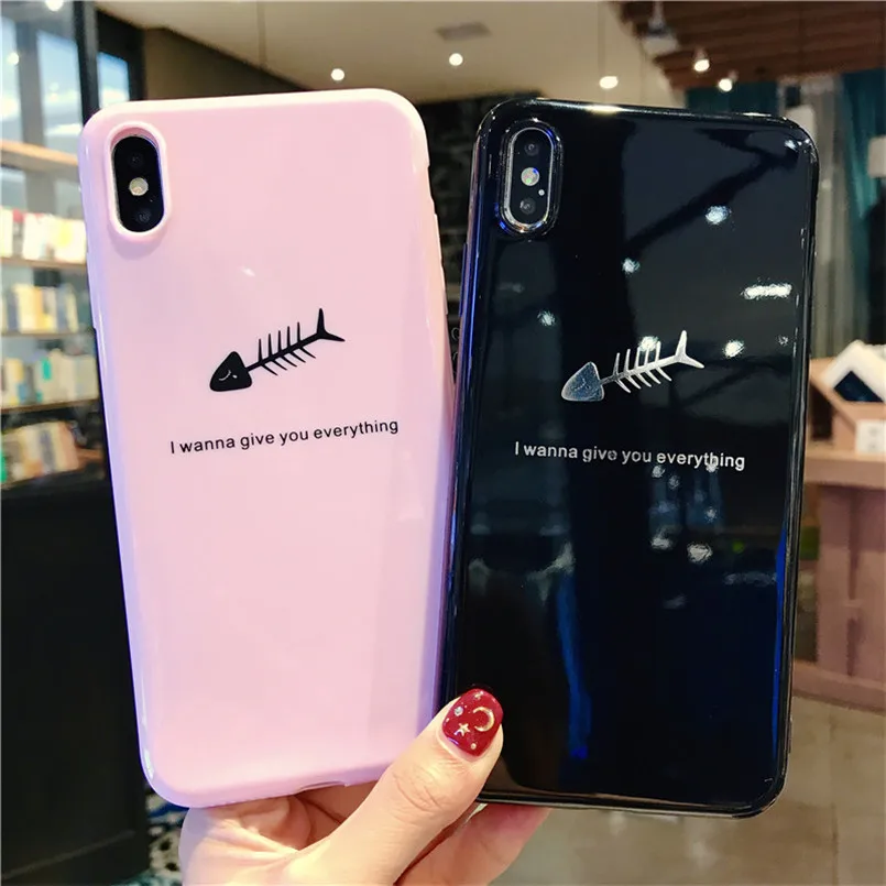 WLMLBU для iPhone 7 8 Plus XS Max XR Xs чехлы телефонов с буквенным принтом X 6 6S мягкая задняя