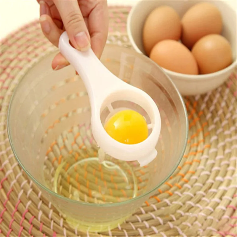 1 шт. пластиковый яичный белый сепаратор для торта ручка разделитель инструмент