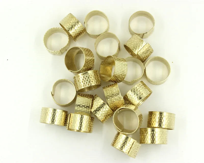 3 различных типа ручной работы наперсток для шитья пальцев протектор рукоделия