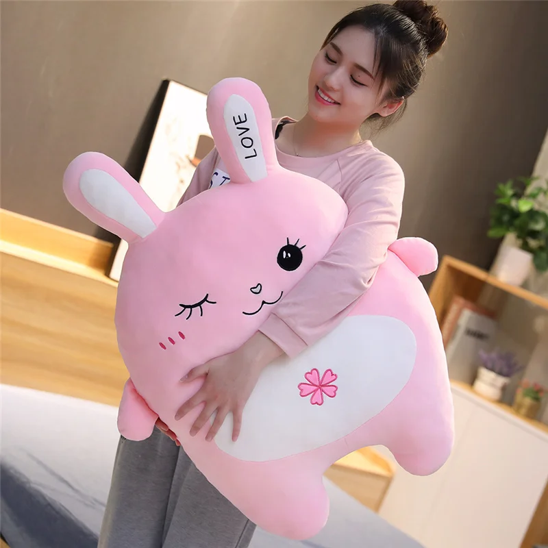 

Kawaii plush rabbit toys stuffed animal doll cute flower rabbit pillow sleeping toys kids Christmas gift dream toy for girls