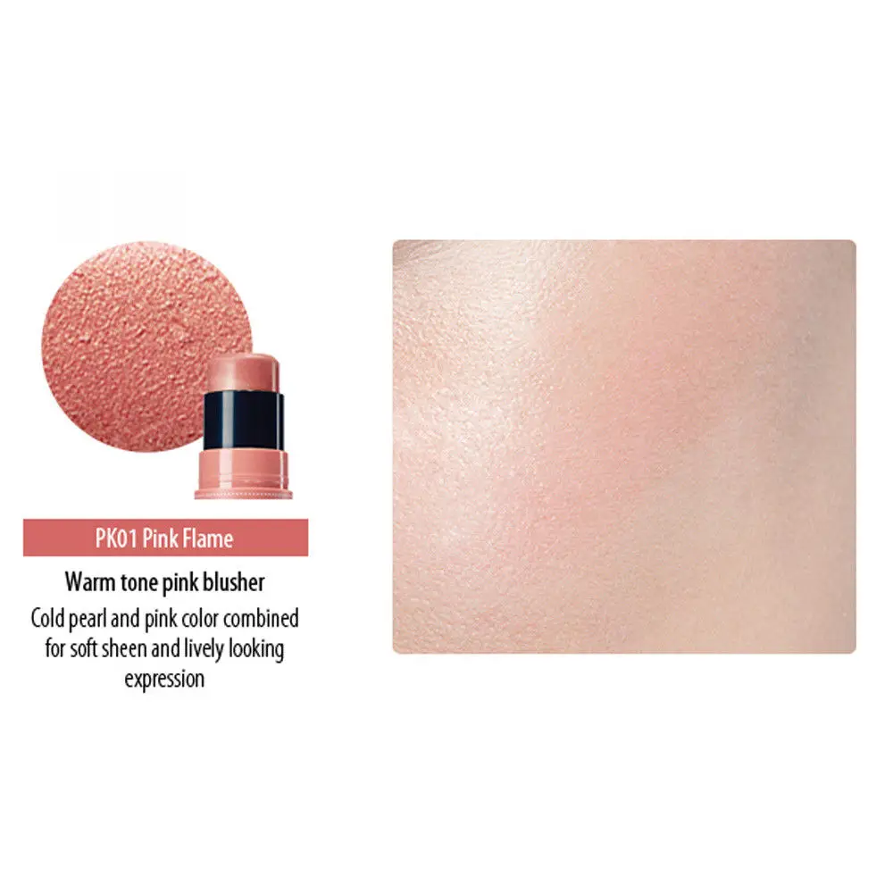 Blusher PK01 The SAEM Saemmul крем-палочка Румяна 8 г консилер для контуринга лица хайлайтеры бронзаторы матовый затенение макияж Корея Косметика - Цвет: Blusher PK01