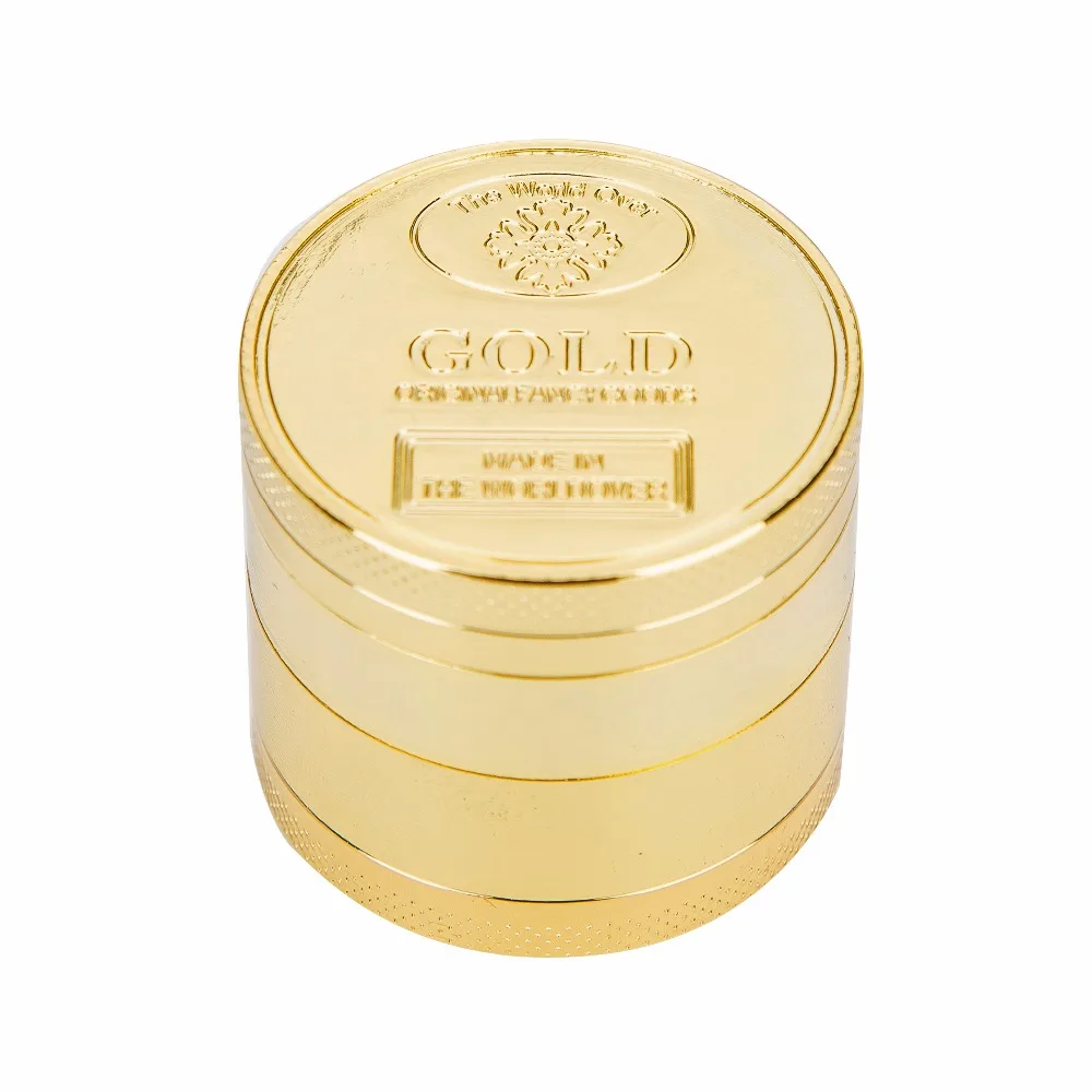 Новейший Благородный Золотой 4-слойный цинковый сплав диаметр 3 8 см шлифовальный