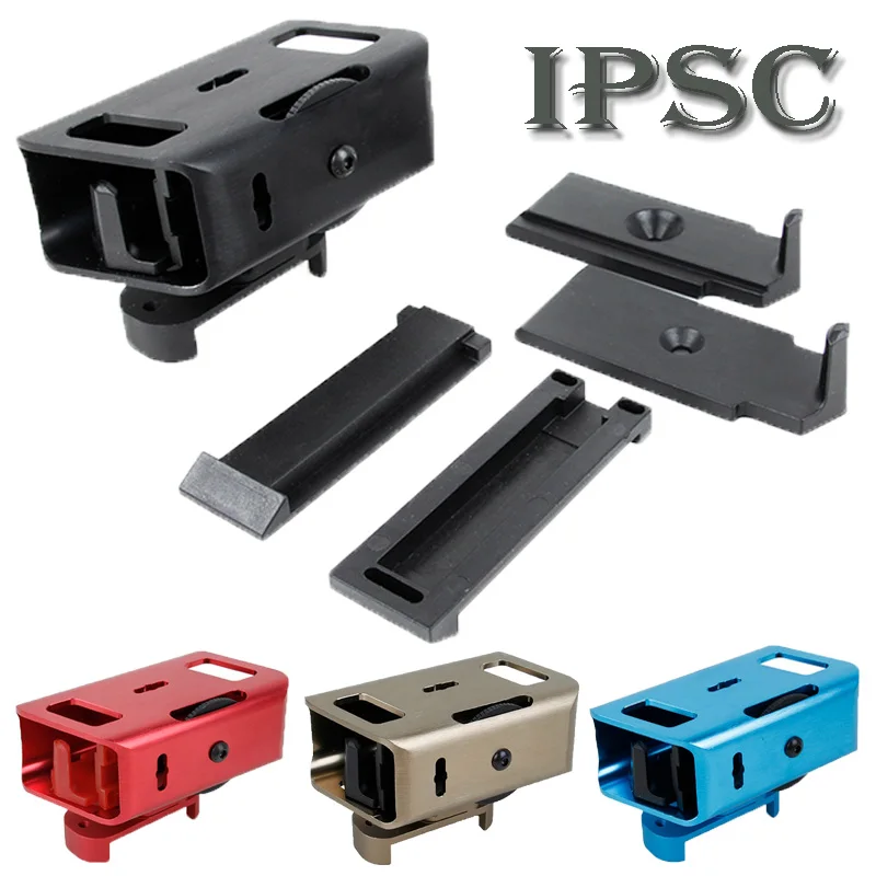 2016 Новинка! IPSC CNC алюминиевый чехол для магазина BK/синий/красный/DE бесплатная