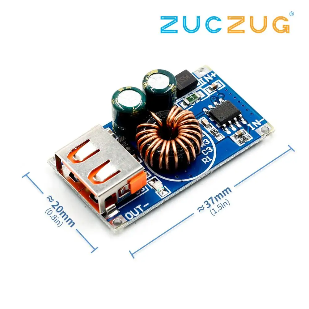 USB DC понижающий модуль 12V 24V постоянного тока до QC2.0 QC3.0 быстрая зарядка мобильный