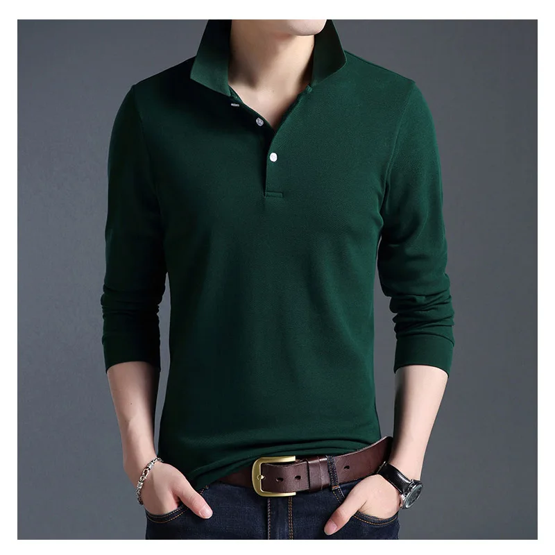 Молодежная популярная мужская футболка с длинным рукавом повседневная